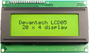 LCD05-20x4-Green