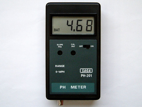 [M-00726]디지털 PH (수소 이온 농도) 미터 (완제품) PH-201
