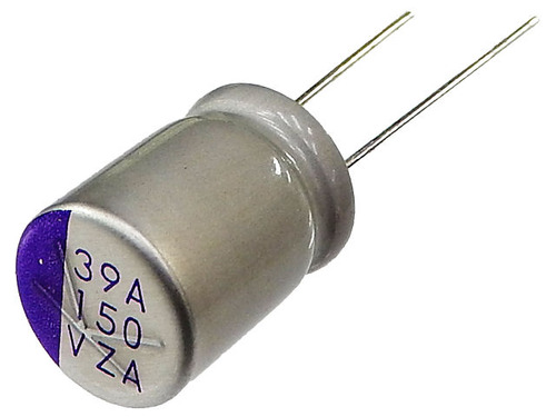 [P-07269]도전성 고분자 알루미늄 고체 전해 콘덴서 150μF35V 105 ℃