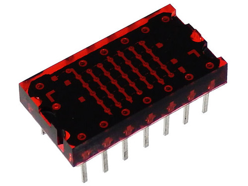 [I-07440]빨간색 도트 매트릭스 LED 5x7 도트 LTP-305HR