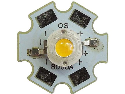 [I-07751]방열 기판 부착 3W 따뜻한 화이트 색상 파워 LED OSM5XNE3C1S