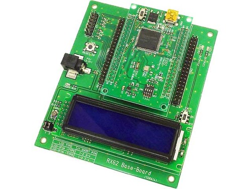 [K-07095]RX621 마이크로 컨트롤러 개발 세트 (마이크로 보드 메인 보드 액정 AC 어댑터)