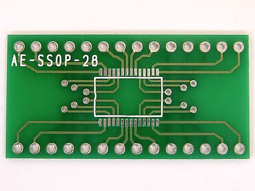 [P-02614]SSOP28 핀 (0.65mm) DIP 변환 기판