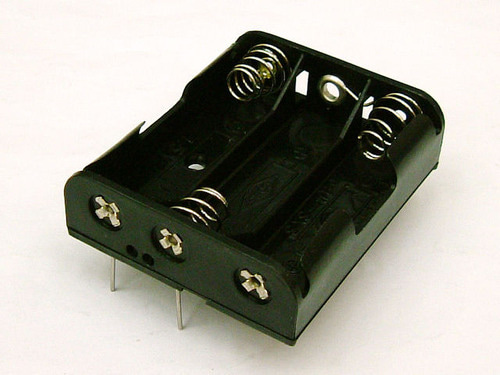 [P-02673]전지 박스 단 3(AA) × 3 개 핀