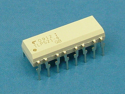 [I-02888]4 회로 입력 포토 커플러 적외선 LED + 포토 트랜지스터 TLP521-4