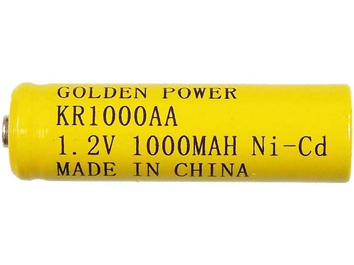 [B-05211]AA 니켈 카드뮴 전지 (NiCd) KR1000AA (1 개