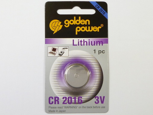 [B-01983]리튬 전지 CR2016 (Lithium)골든 파워 제