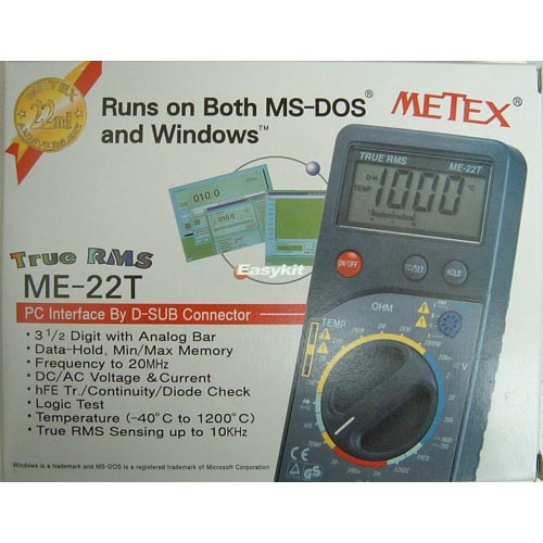 [M-00271]디지털 멀티 미터 실효치 RS232C 통신 기능 ME-22T