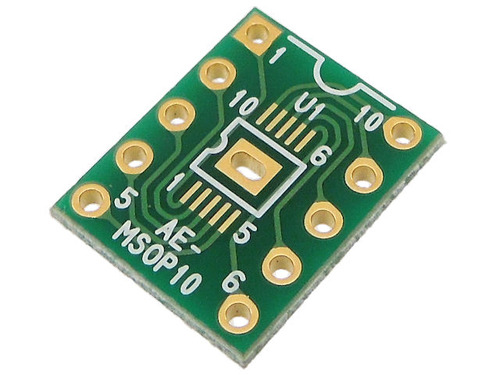 [P-06863]MSOP10 핀-DIP 화 변환 기판 (5 매입)