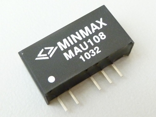 [M-04134]1W 급 절연 DC-DC 컨버터 (± 12V42mA) MAU108 - Minmax Technology Co., Ltd.