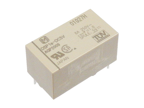 [P-10508]5V DSP 릴레이 접점 용량 8A 1&amp;#8203;&amp;#8203; 회로 a 접점 DSP1a-DC5V