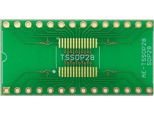 [P-10438]TSSOP28 핀 (0.65mm) · SOP28 핀 (1.27mm) DIP 변환 기판